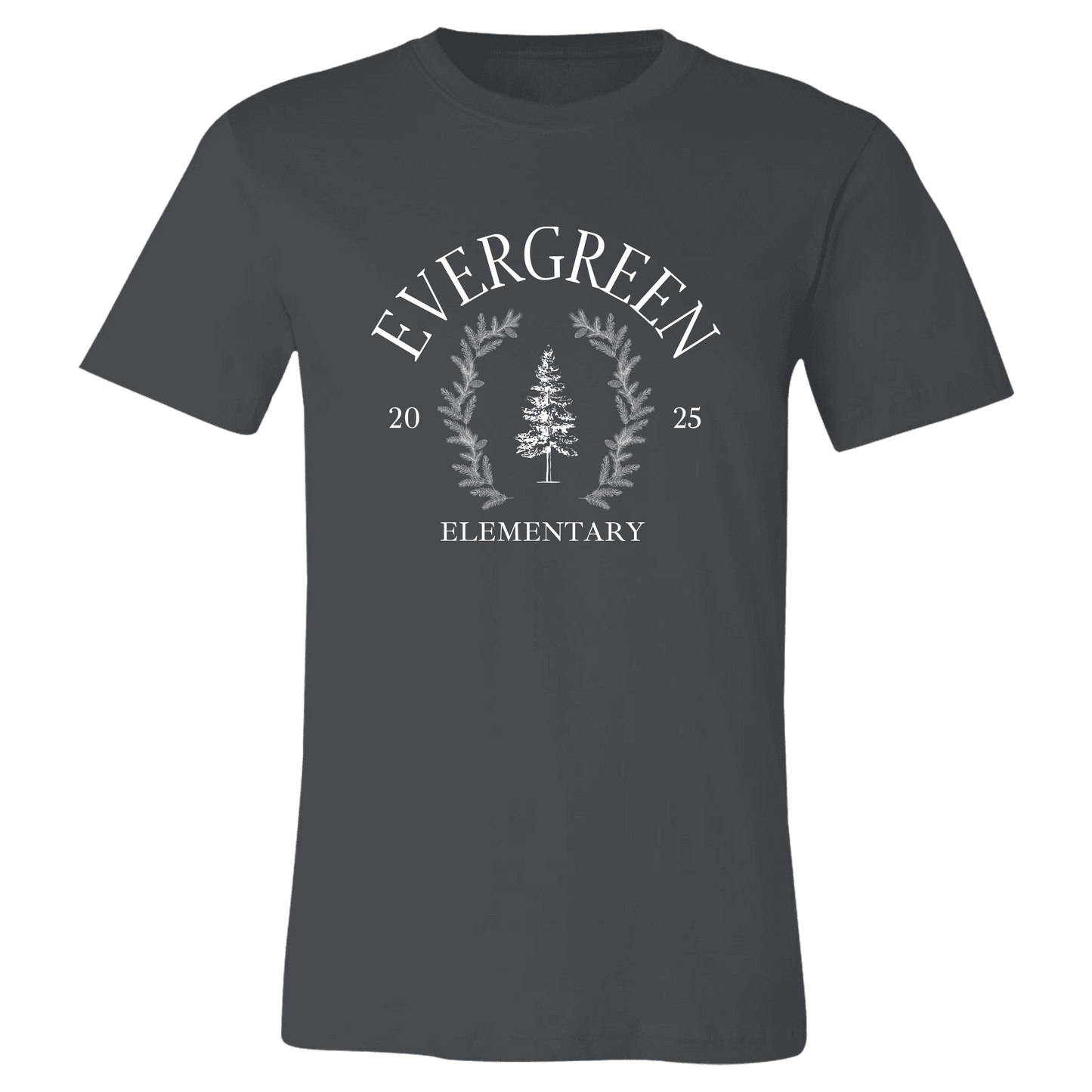 Evergreen Tree Elementary Adult Tee