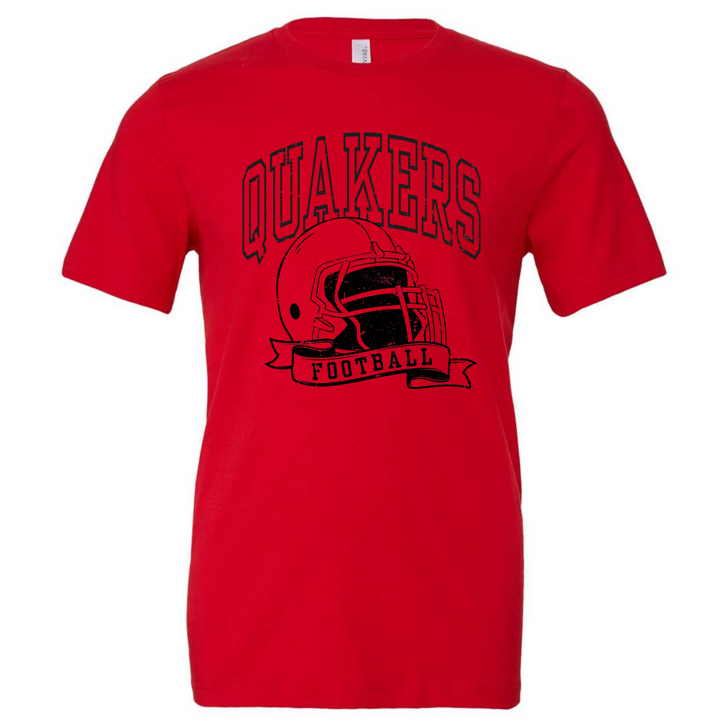 Vintage Quakers Football Adult Tee