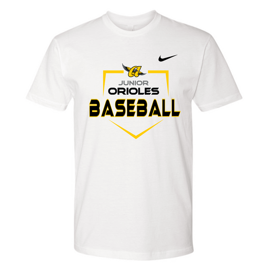 Homerun JO Baseball Adult Drifit Tee (White)
