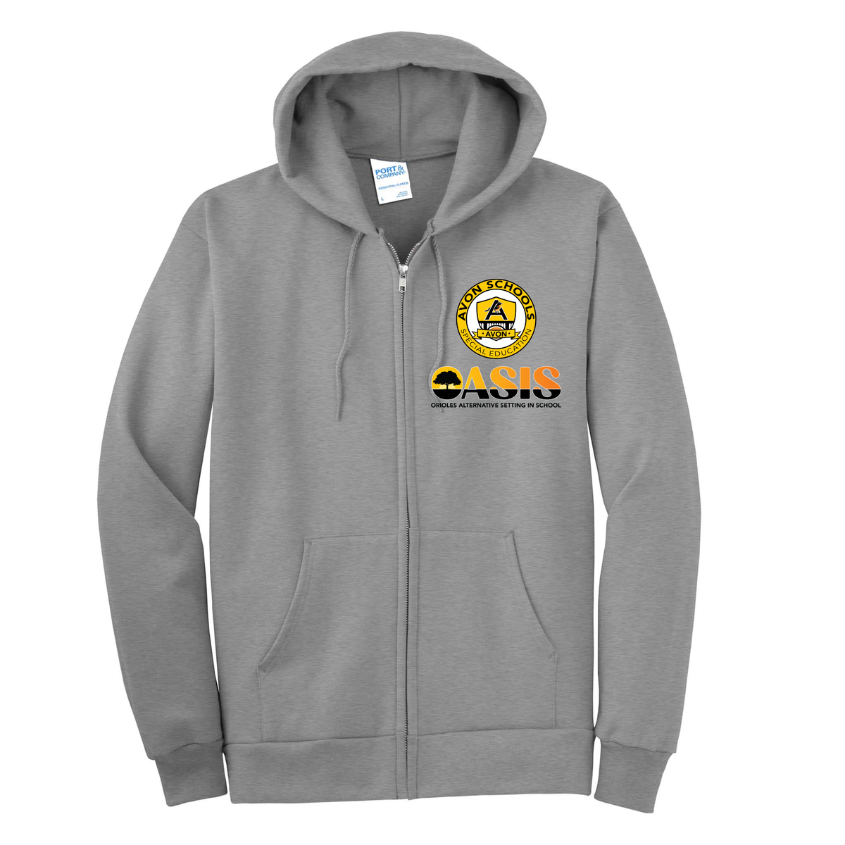 OASIS Logo Zipup Hoodie