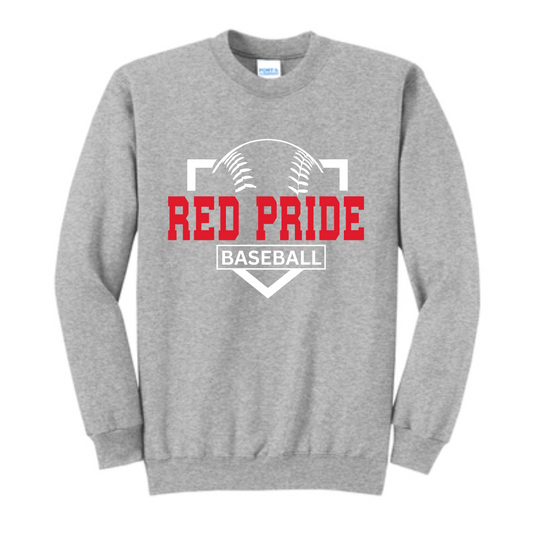 Red Pride Homeplate Baseball Crew