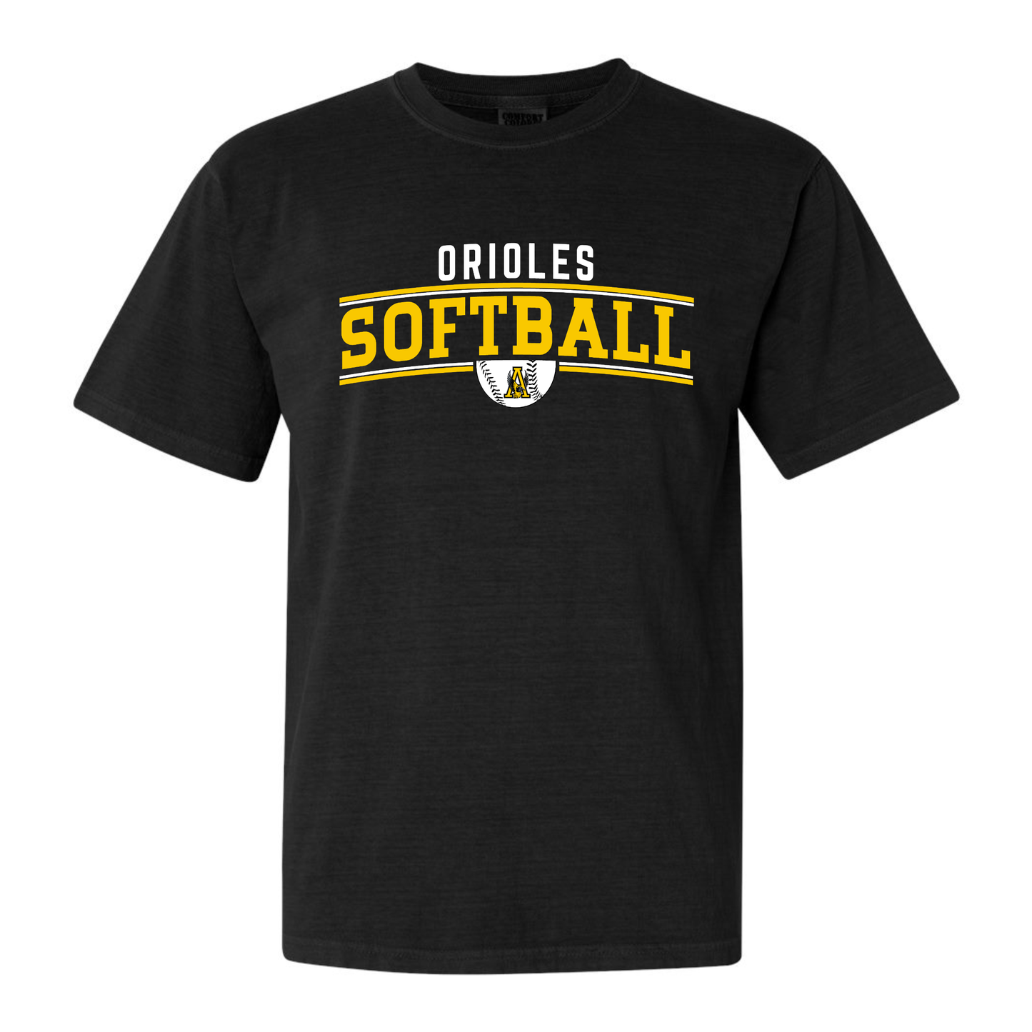 Orioles Softball Curve Youth Tee