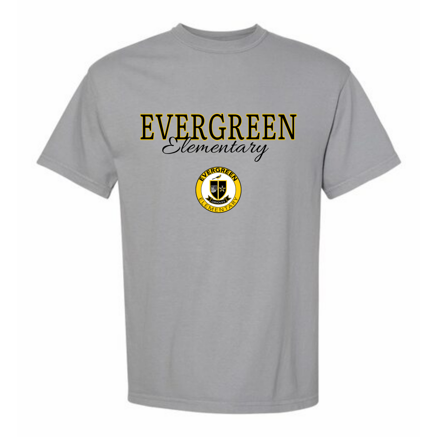 Evergreen Elementary School Adult Tee