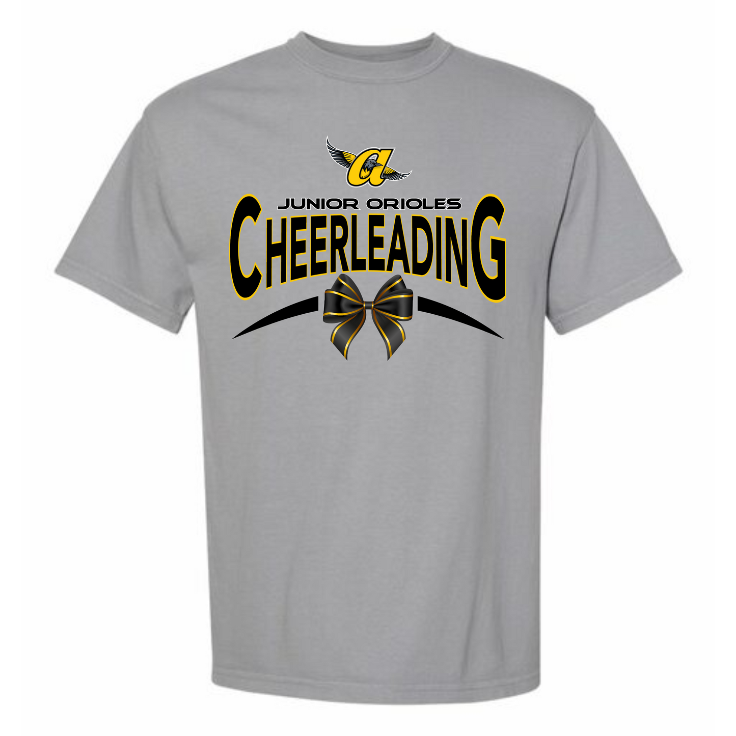 Gray JO Cheerleading Adult Cotton Tee