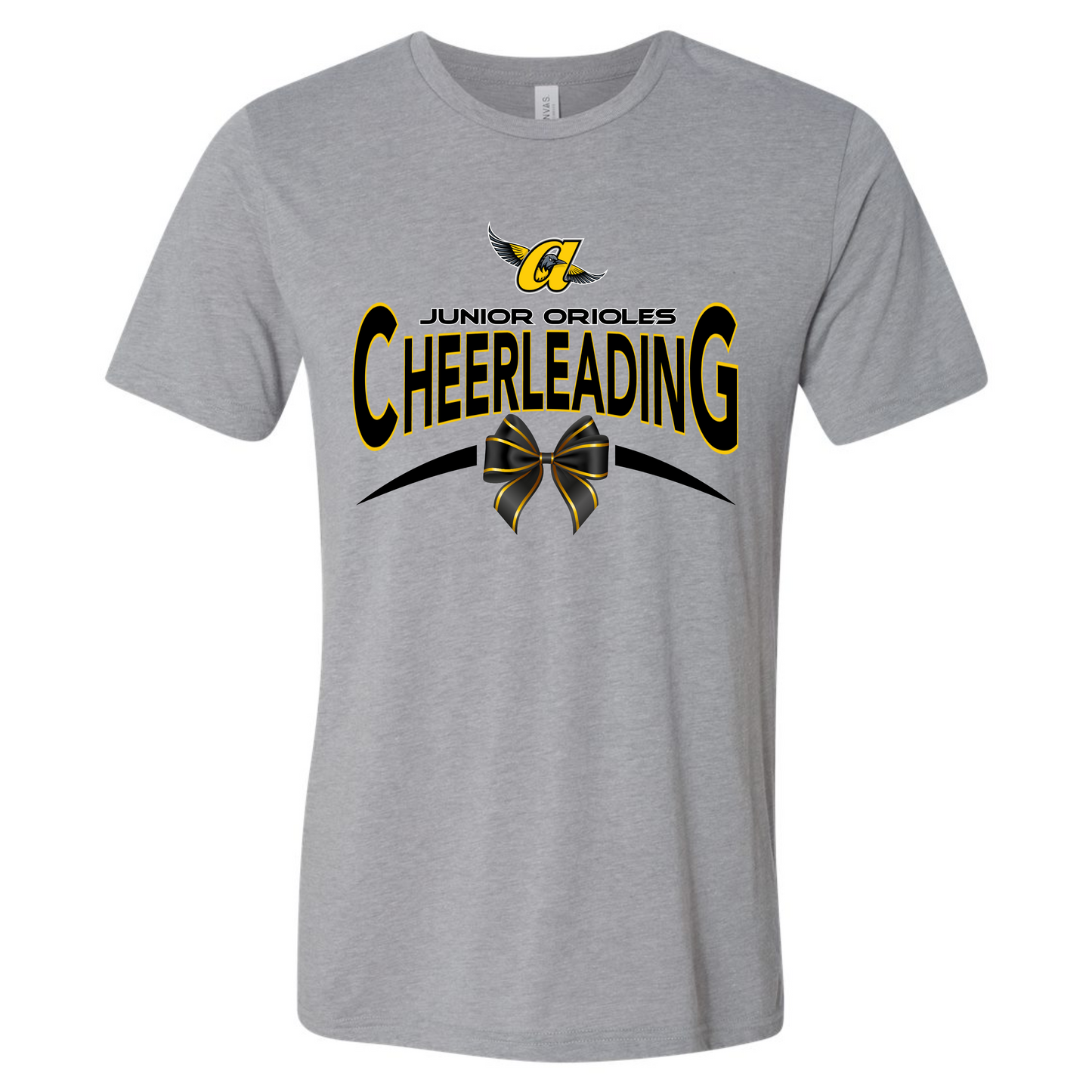 Gray JO Cheerleading Youth Tee