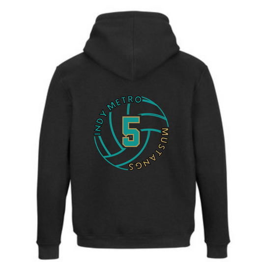 Mustangs Gameday Personalized Hoodie (black)