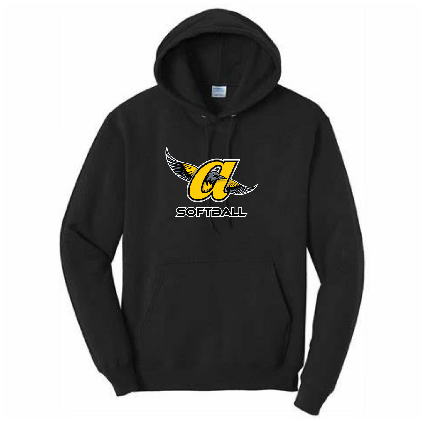 JO Softball Logo Hoodie (Black)