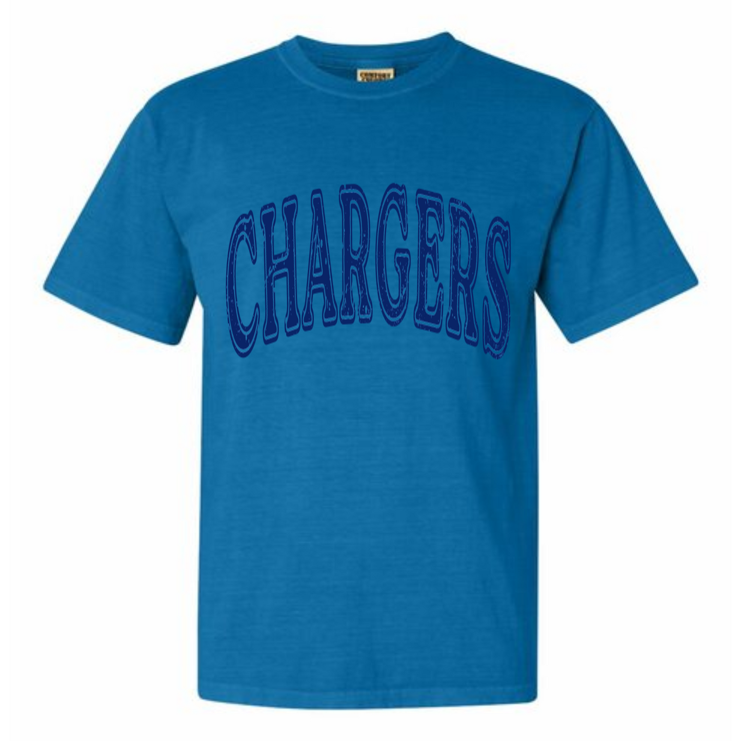 Chargers Varsity Adult Tee (Royal)