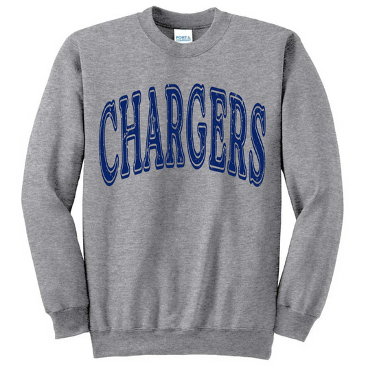Chargers Varsity Sweatshirt (Athletic Heather)