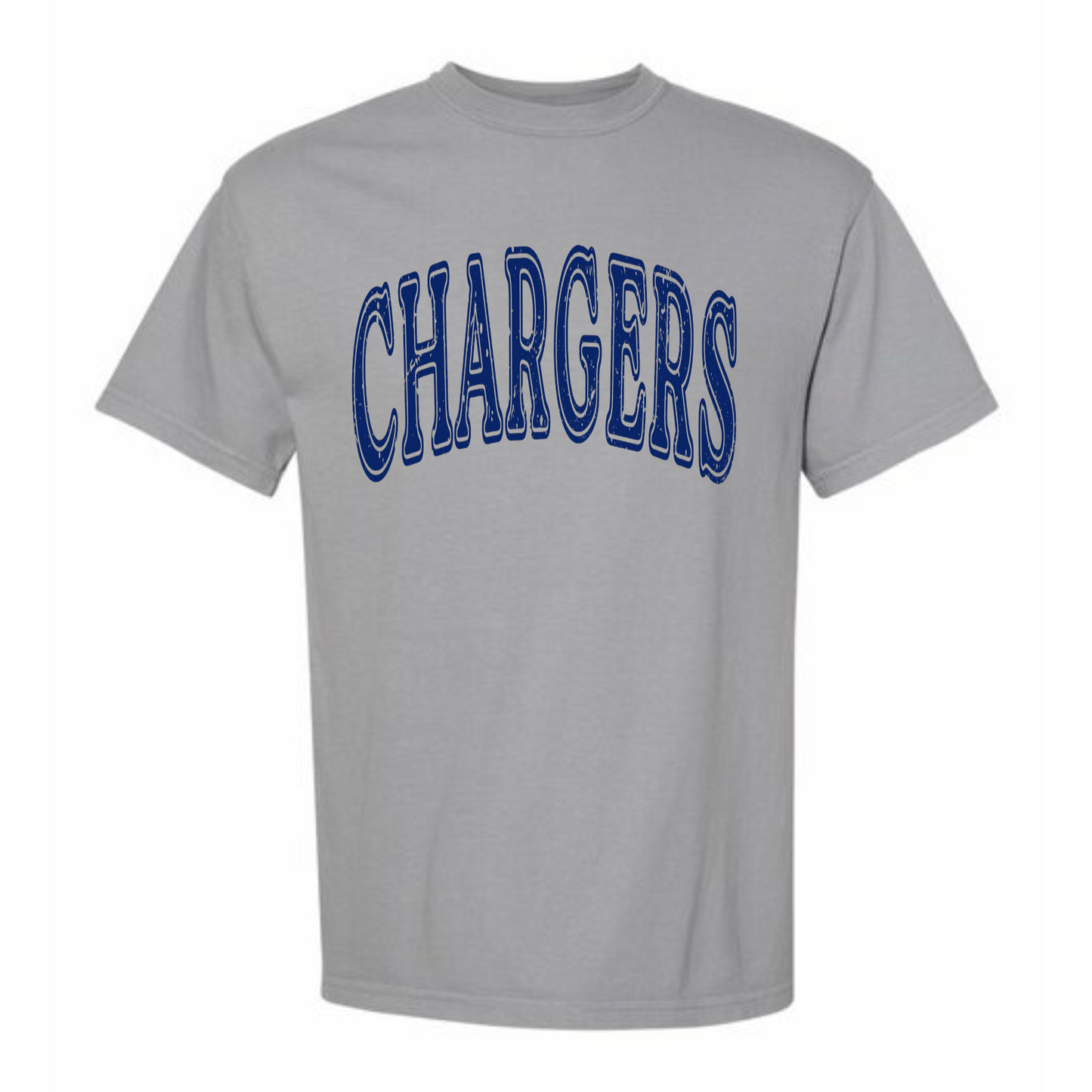 Chargers Varsity Adult Tee (Athletic Heather)