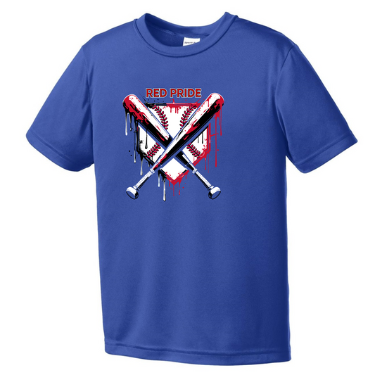 Red Pride Drip Youth Tee
