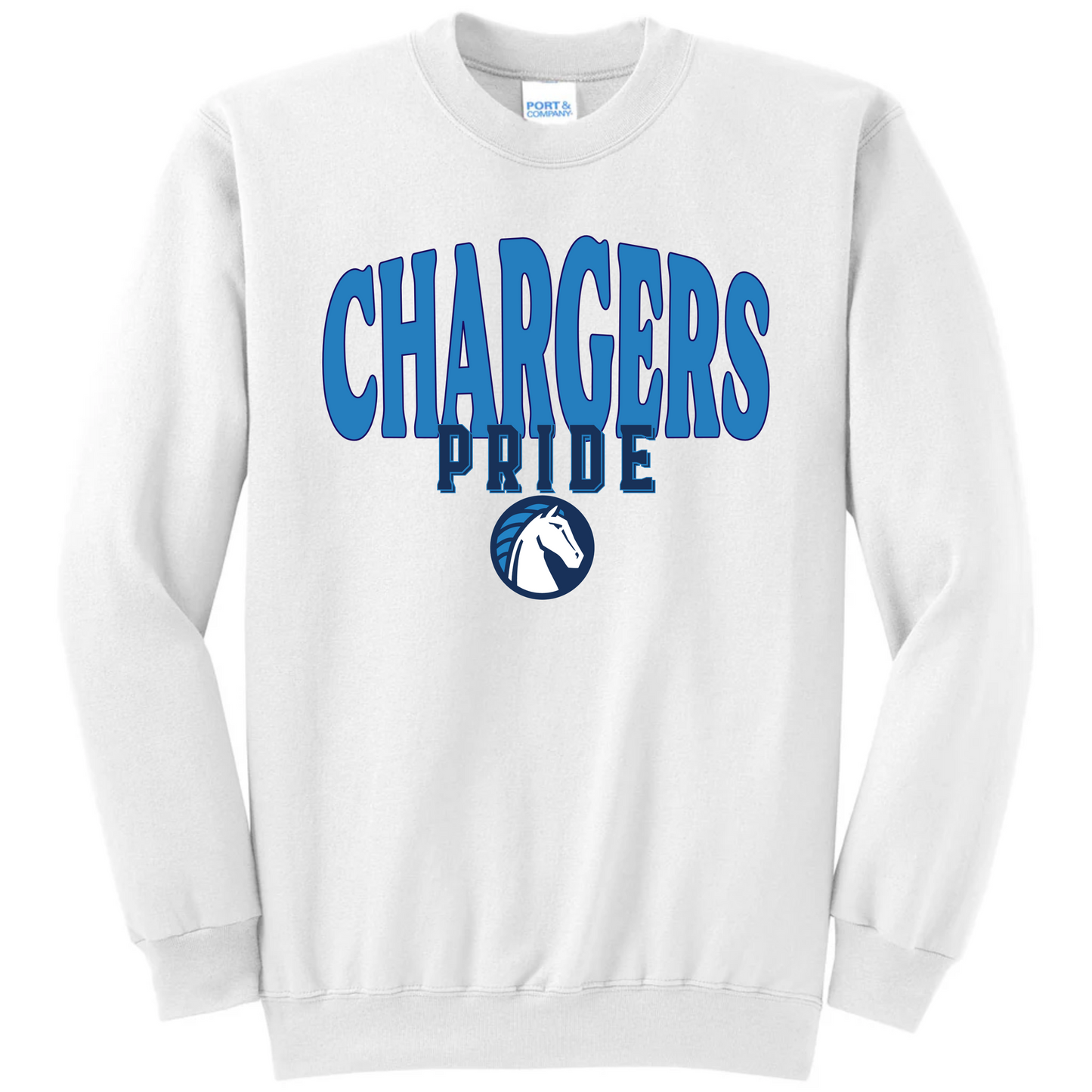 Charger Pride (White) Crew