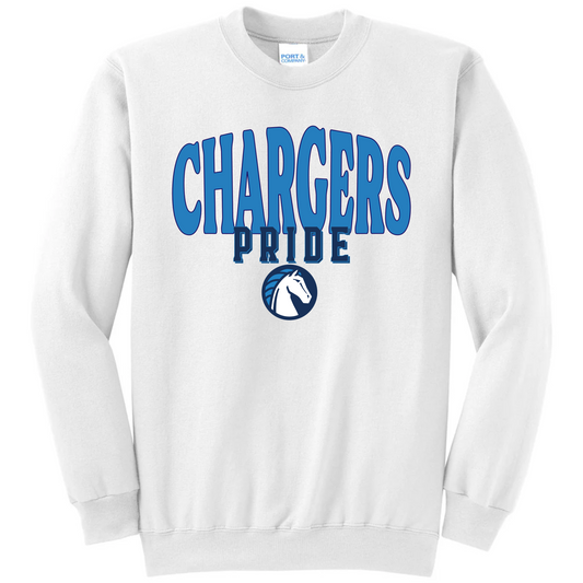 Charger Pride (White) Crew