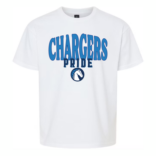 Charger Pride (White) Youth Tee