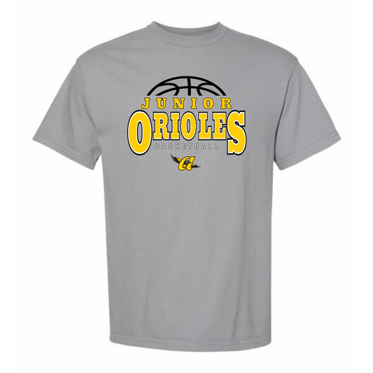 JO Basketball Dribble Adult Cotton Tee