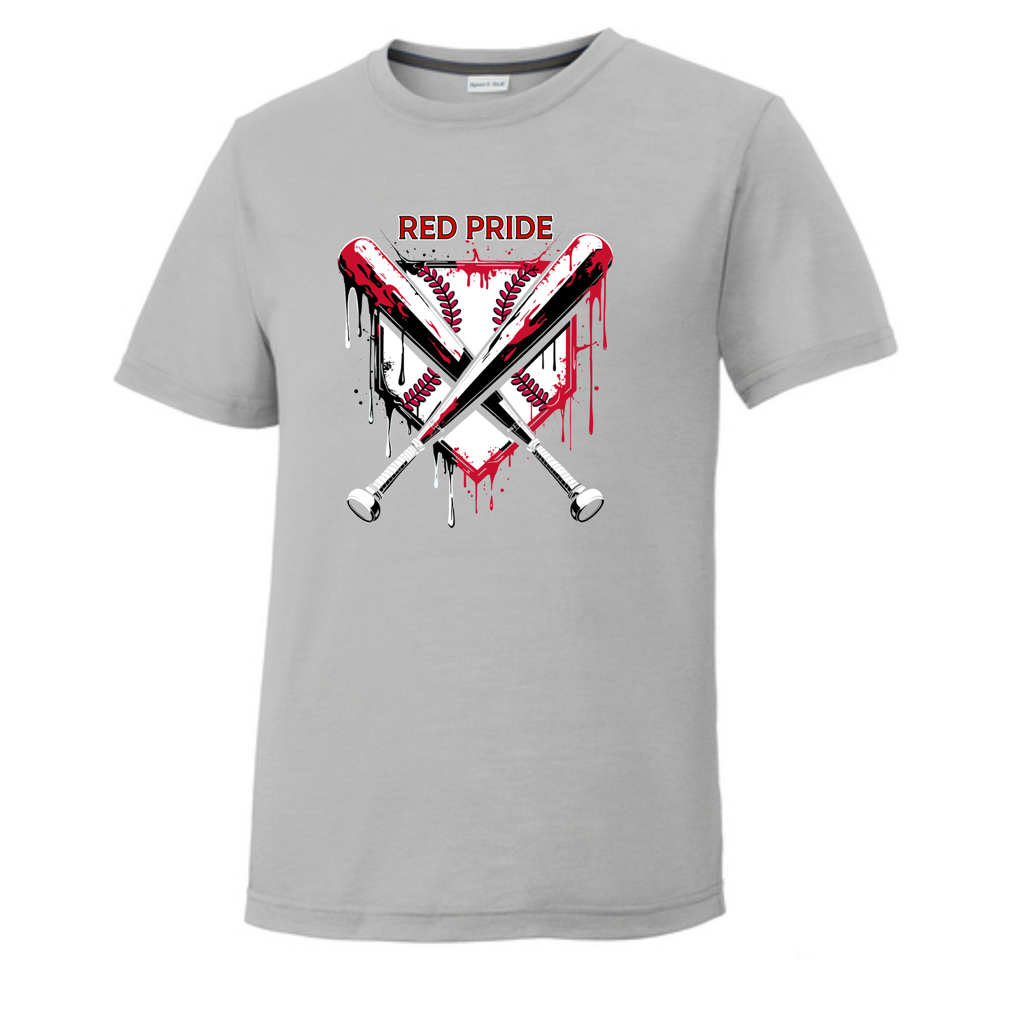 Red Pride Drip Youth Tee