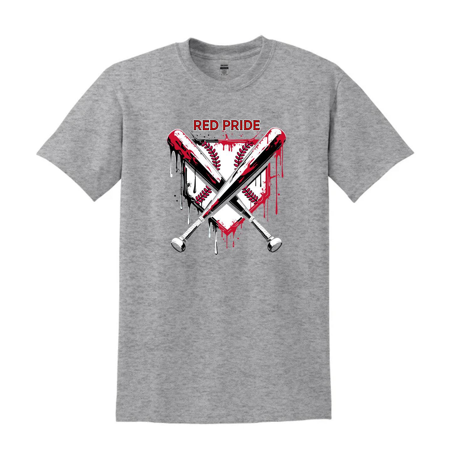Red Pride Drip Youth Tee