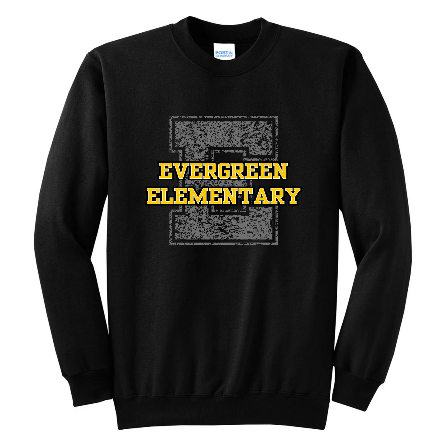 Distressed E Crew