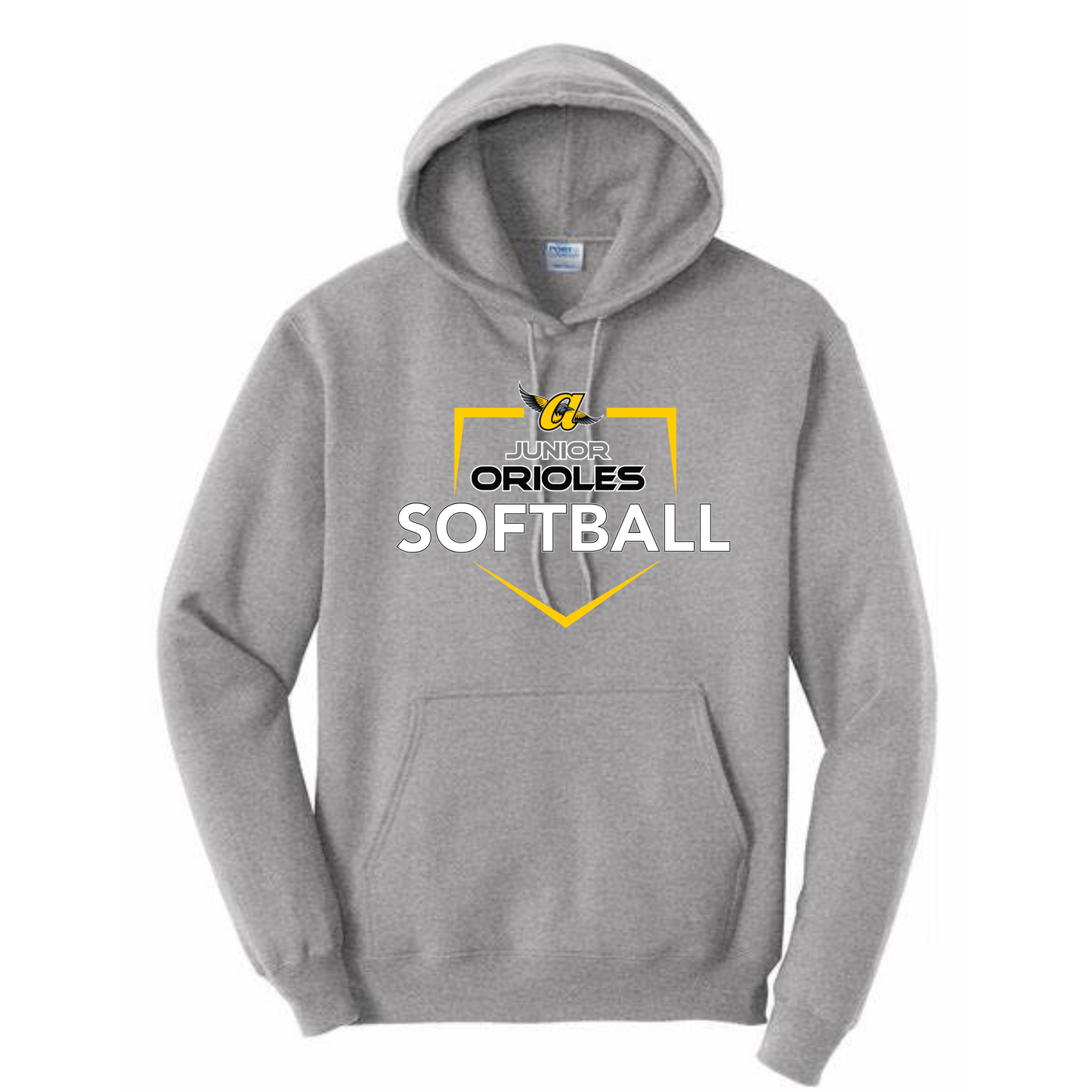 Homerun JO Softball Hoodie (Gray)