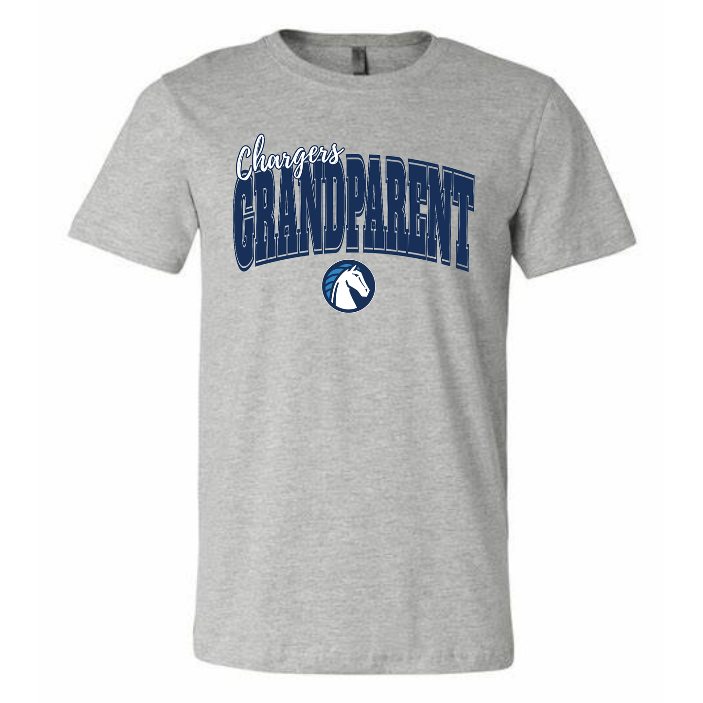 Chargers Varsity Grandparent Adult Tee