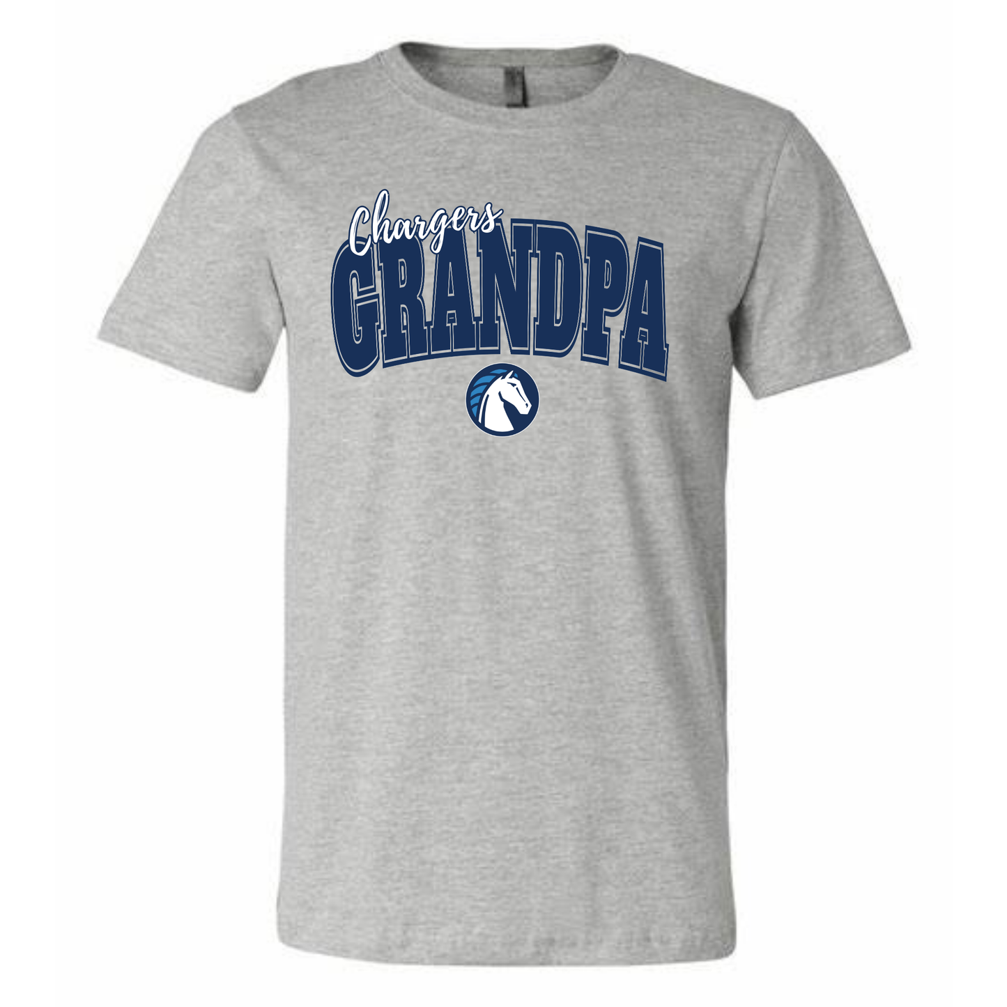 Chargers Varsity Grandpa Adult Tee