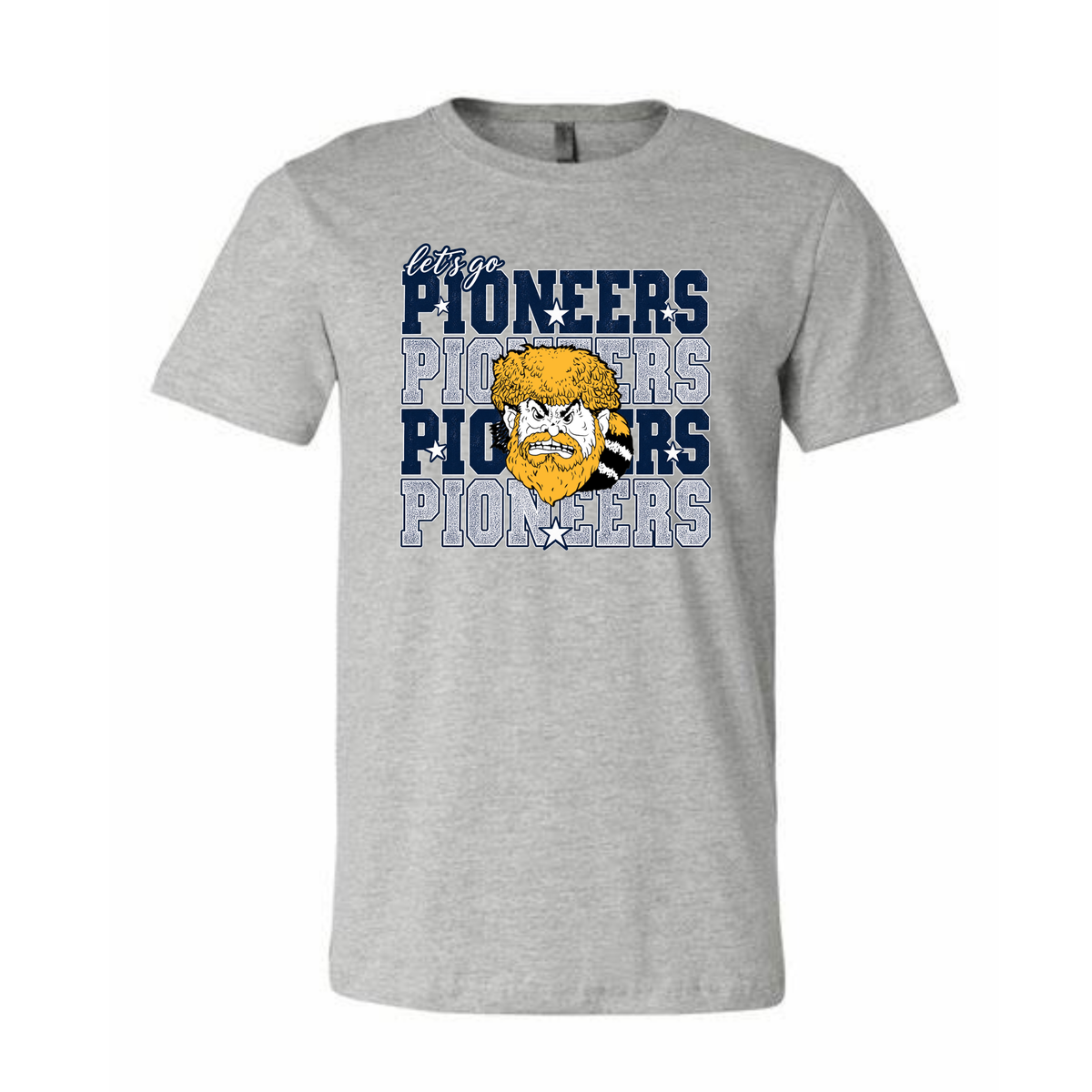 Let's Go Pioneers Adult Tee