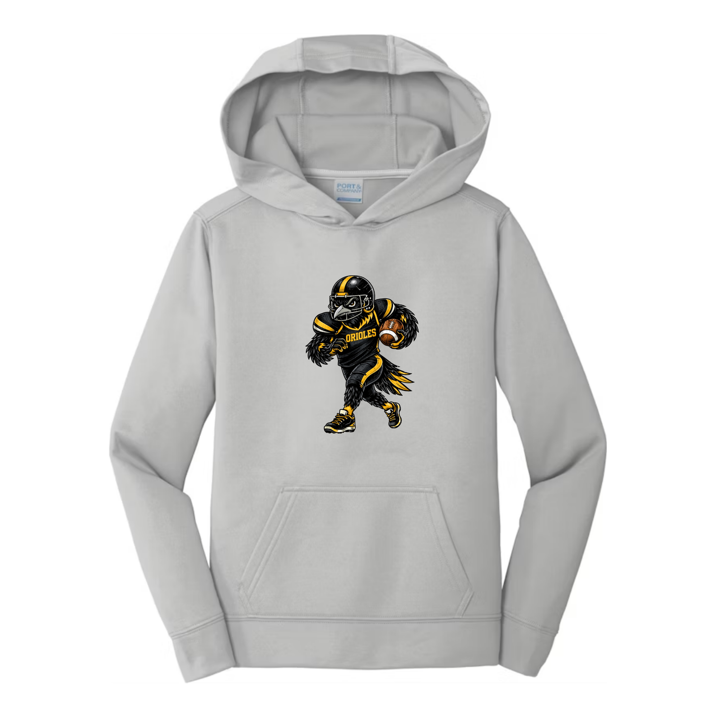 Oriole Bird Football Hoodie