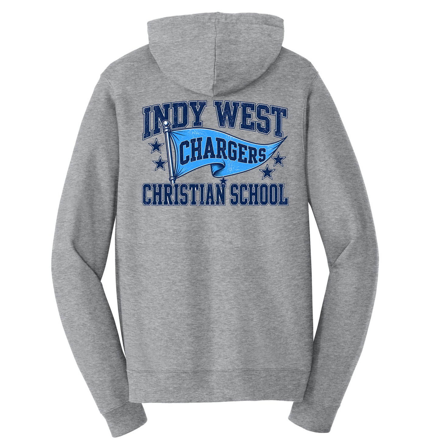 Indy West Pennant Zipup Hoodie
