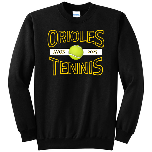 2025 Orioles Tennis Black Crew