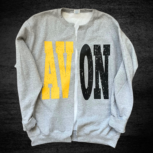 Avon Crewneck Cardigan (Gray)