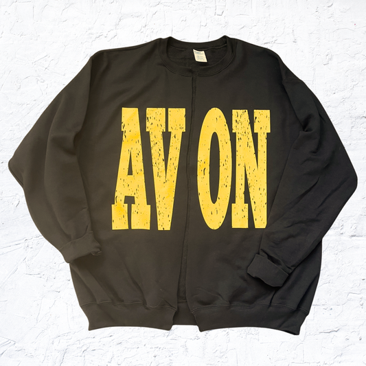 Avon Crewneck Cardigan (black)