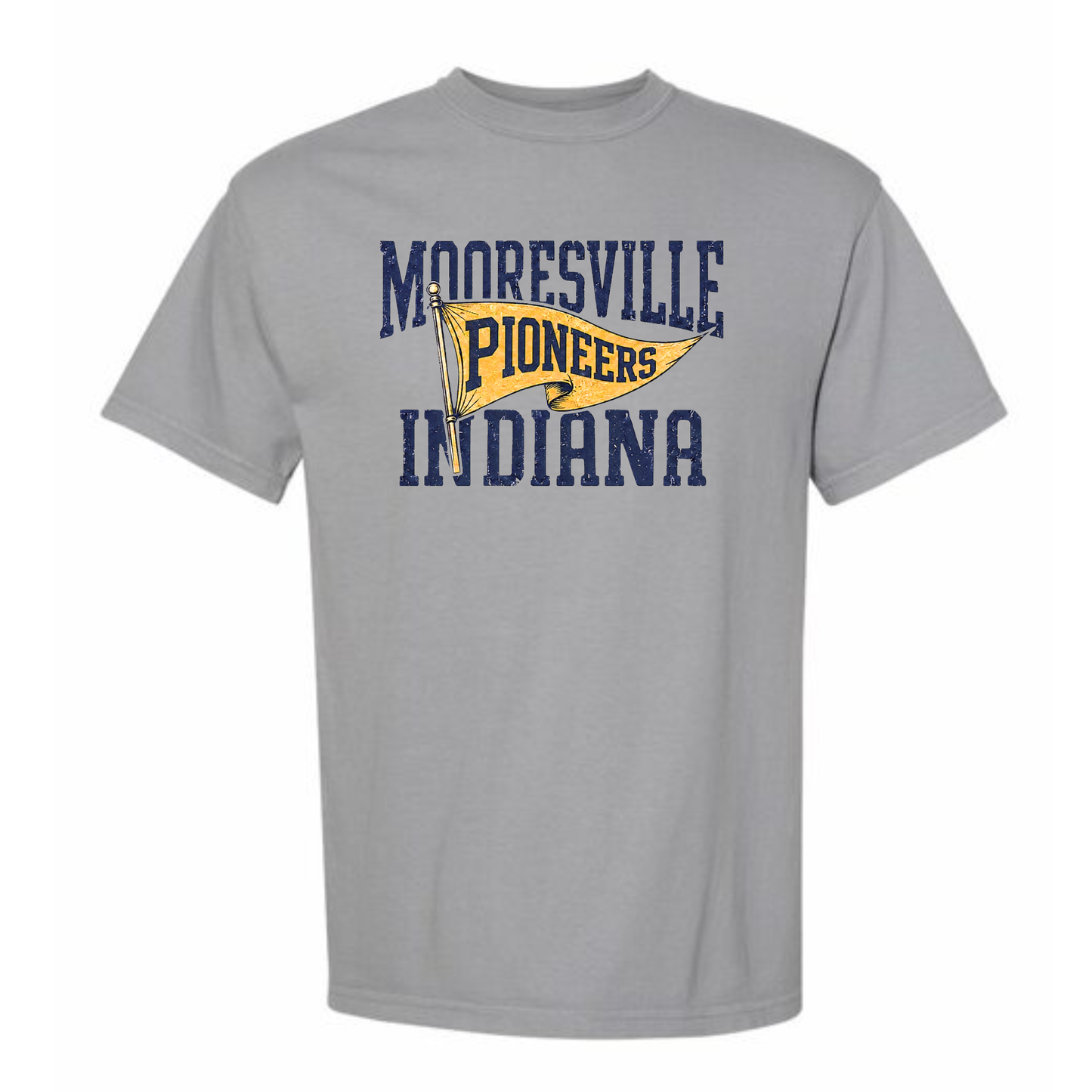 Mooresville Indiana Flag Adult Tee