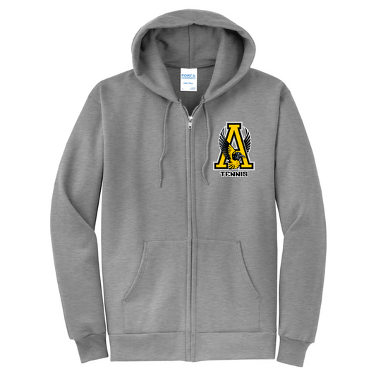 Avon Tennis Logo Zipup Hoodie
