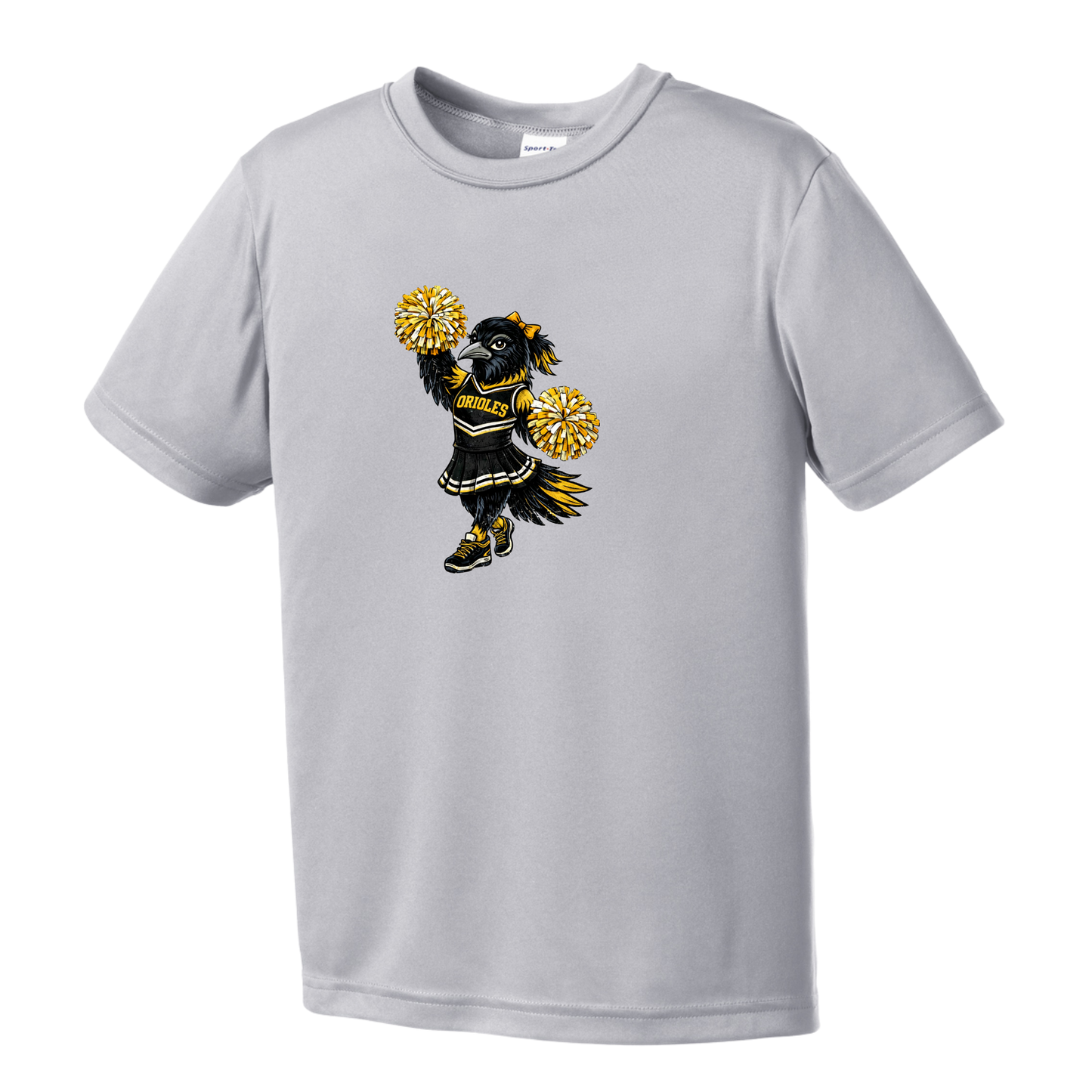 Oriole Bird Cheer Youth Tee