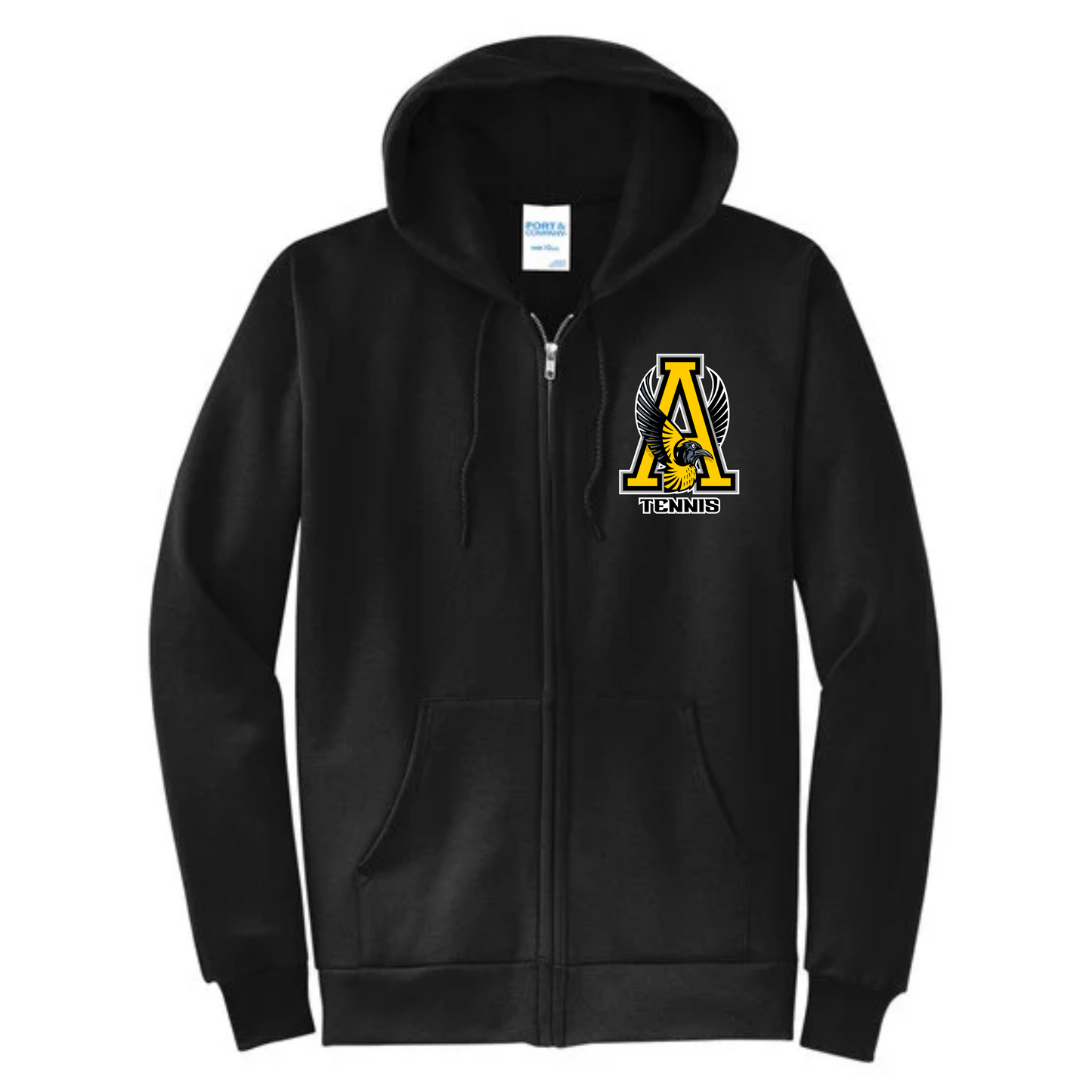 Avon Tennis Logo Zipup Hoodie