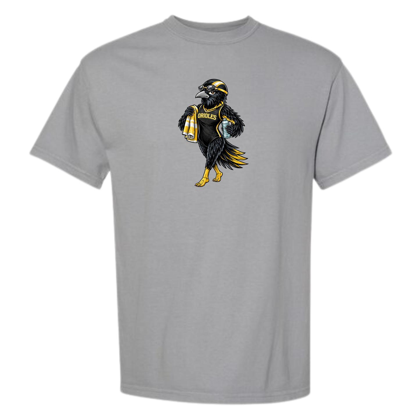 Oriole Girl Swimmer Adult Tee