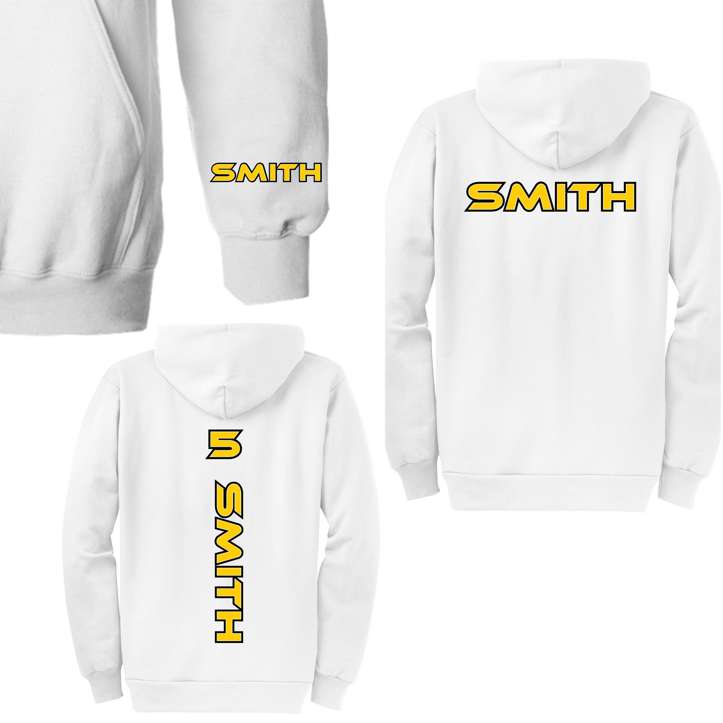 Homerun JO Baseball Hoodie (White)