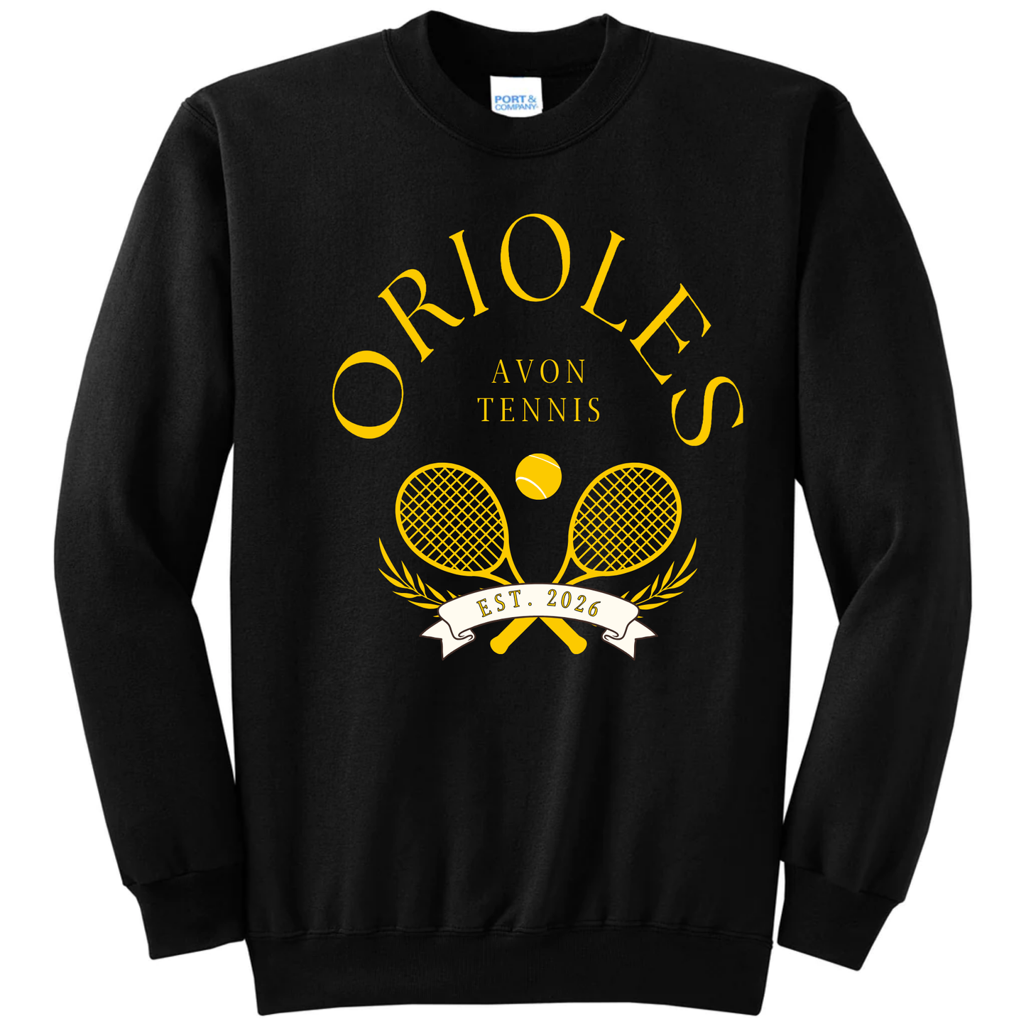 Vintage Orioles Tennis Crew