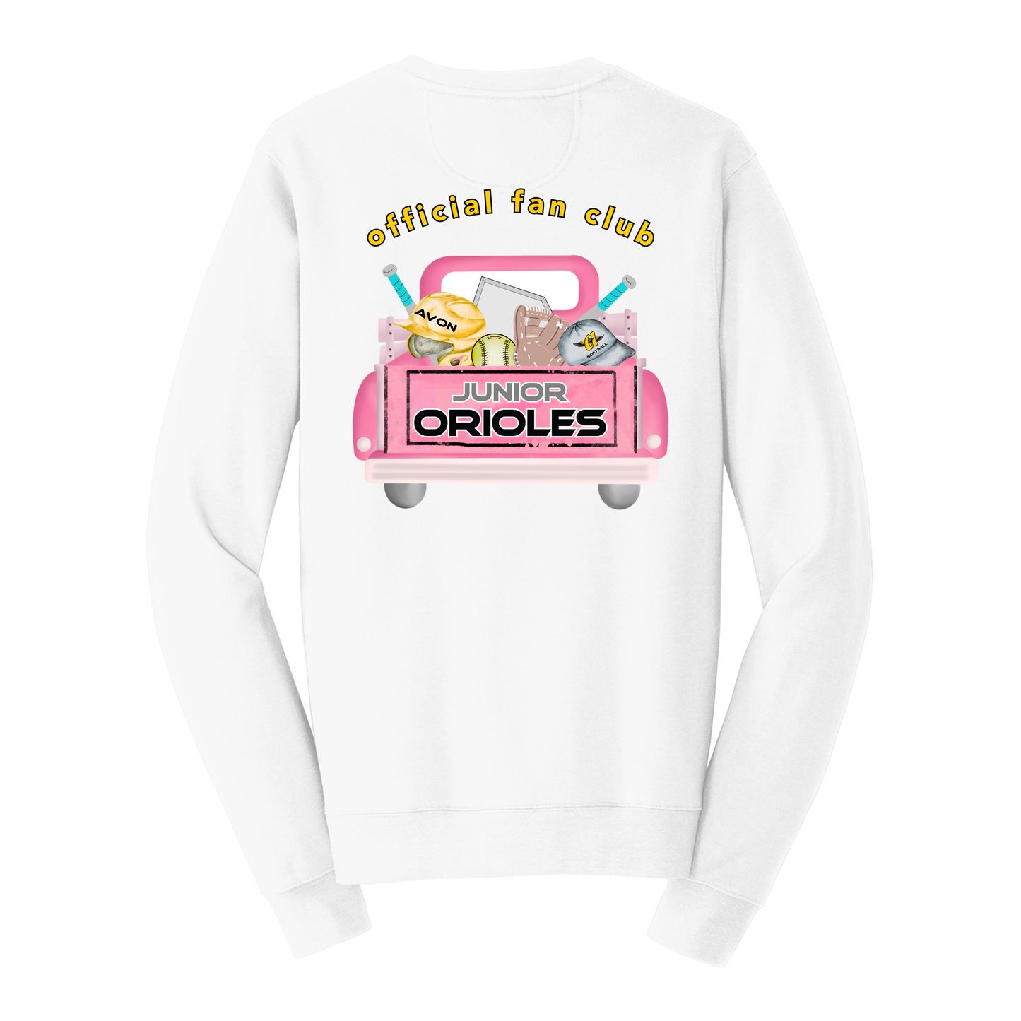 JO Softball Fan Club Sweatshirt -PERSONALIZED