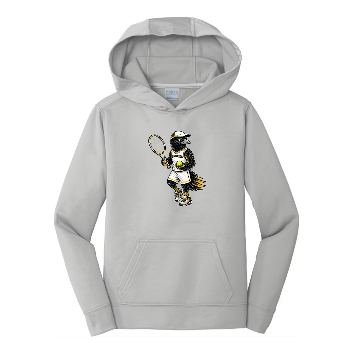 Oriole Boy Bird Tennis Hoodie