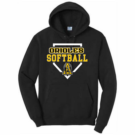 Avon Homeplate Softball Hoodie