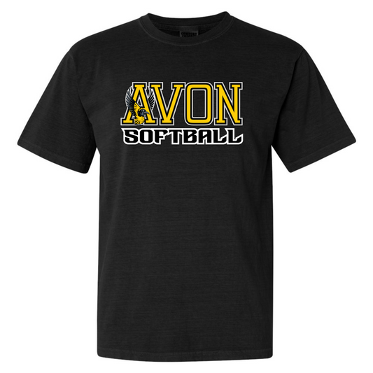Avon Wide Softball Logo Youth Tee