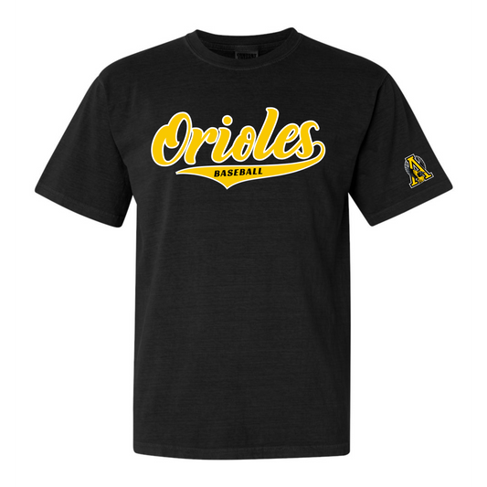Orioles Script Baseball Youth Tee