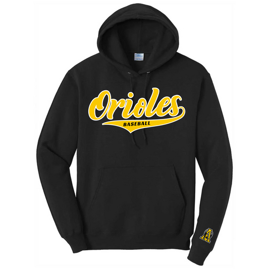 Orioles Script Baseball Hoodie