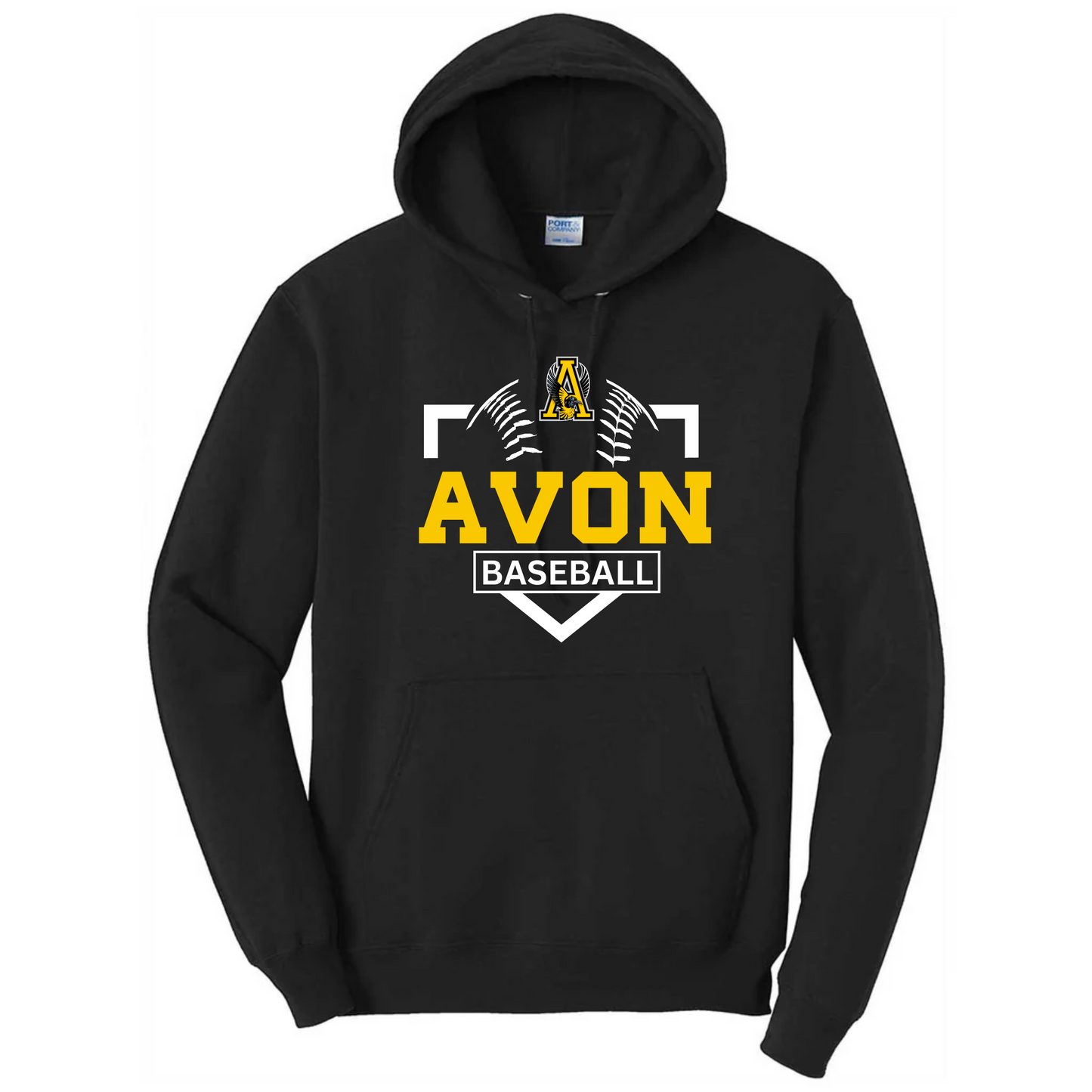 Avon Homeplate Baseball Hoodie