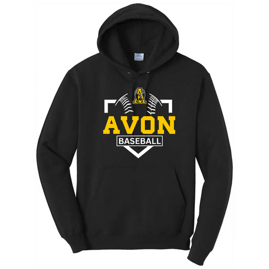 Avon Homeplate Baseball Hoodie