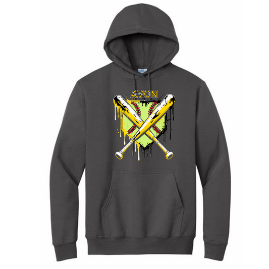 Avon Softball Drip Hoodie