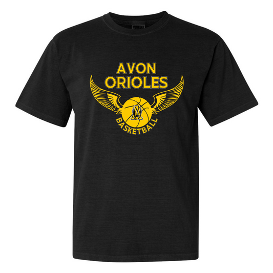 Avon Orioles BBall Wings Youth Tee