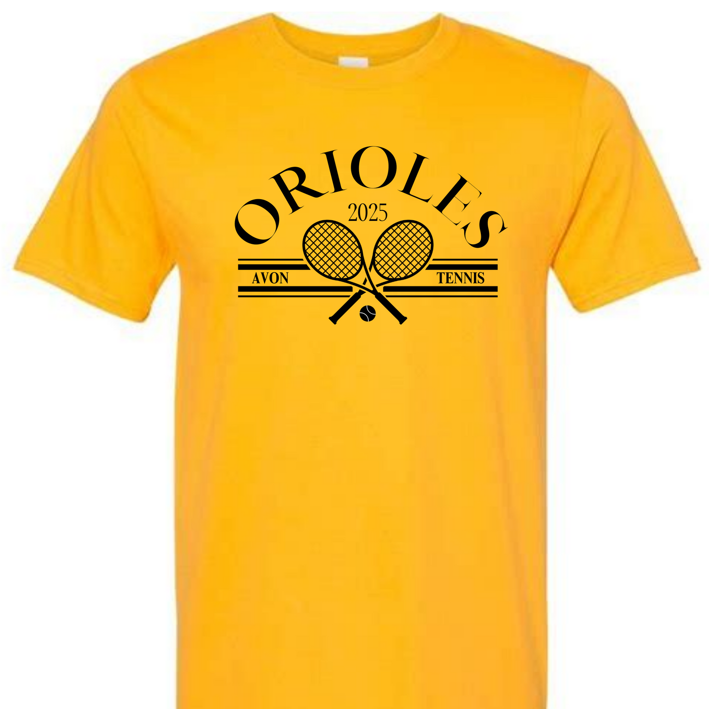 2025 Orioles Tennis Gold Tee