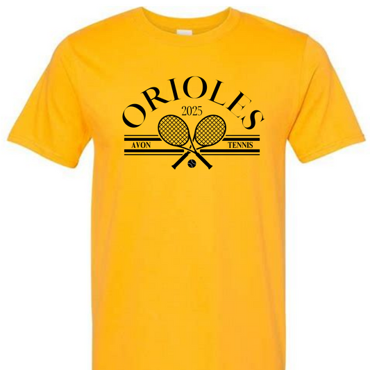 2025 Orioles Tennis Gold Tee